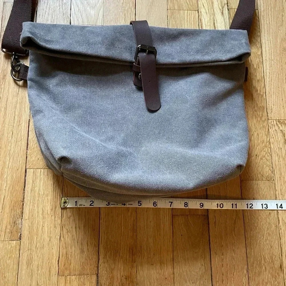 Unique, One of a Kind Canvas Festival Bucket Bag - Picture 11 of 14
